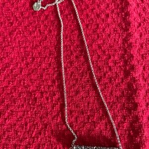 Swarovski Silver Necklace Delicate Chain Design